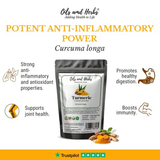 High Strength Turmeric Extract powder 95% curcuminoids