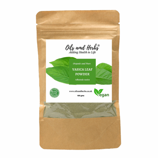 Organic Vasica Leaf Powder- Adhatoda Vasica -100% Pure and Natural