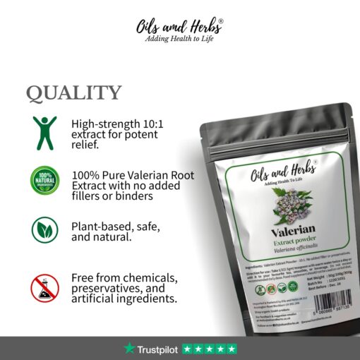 Organic Valerian Ext Powder-10:1