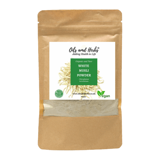 Organic White Musli Powder – 100% Pure Safed Musli Powder