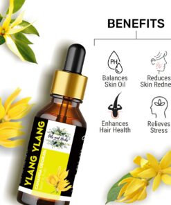 Natural Ylang Ylang Essential Oil 100% Pure & Therapeutic Grade