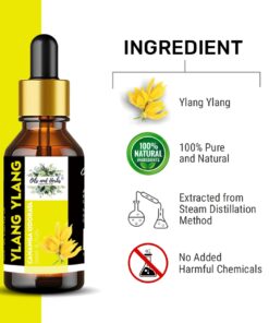 Natural Ylang Ylang Essential Oil 100% Pure & Therapeutic Grade