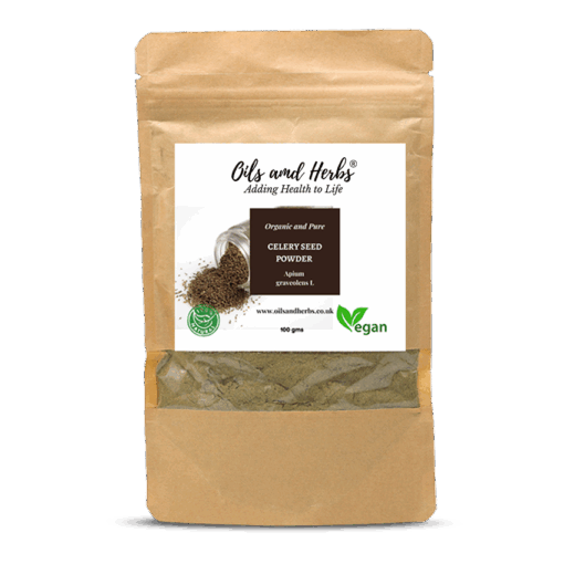 Organic Celery Seed Powder - Apium graveolens L -100% Pure, Clean and Natural