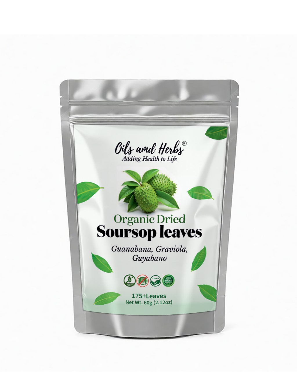 Organic Soursop Dried Leaves (Graviola Leaves)