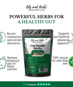 Gut Health Herbs for Bloating, Gas Relief & Gut Health