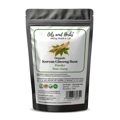 Organic Ginseng Extract Powder – 20% Ginsenosides | Korean Red Ginseng
