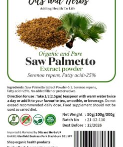 Organic Saw Palmetto Extract Powder